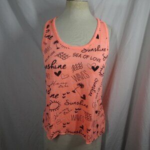 Jerry Leigh Juniors Sunshine Love of Sea Hang Ten Waves Top Size L (11-13)